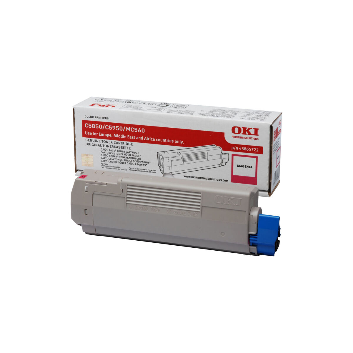 Original Toner OKI 43865722 Magenta Original Toner OKI 43865722 Magenta