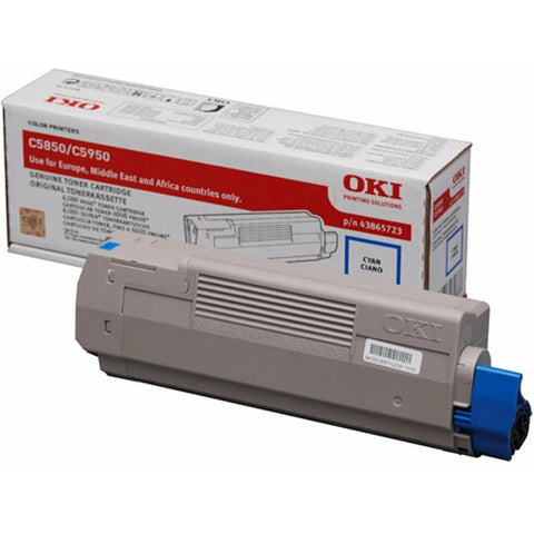 Original Toner OKI 43865723 Cyan Original Toner OKI 43865723 Cyan