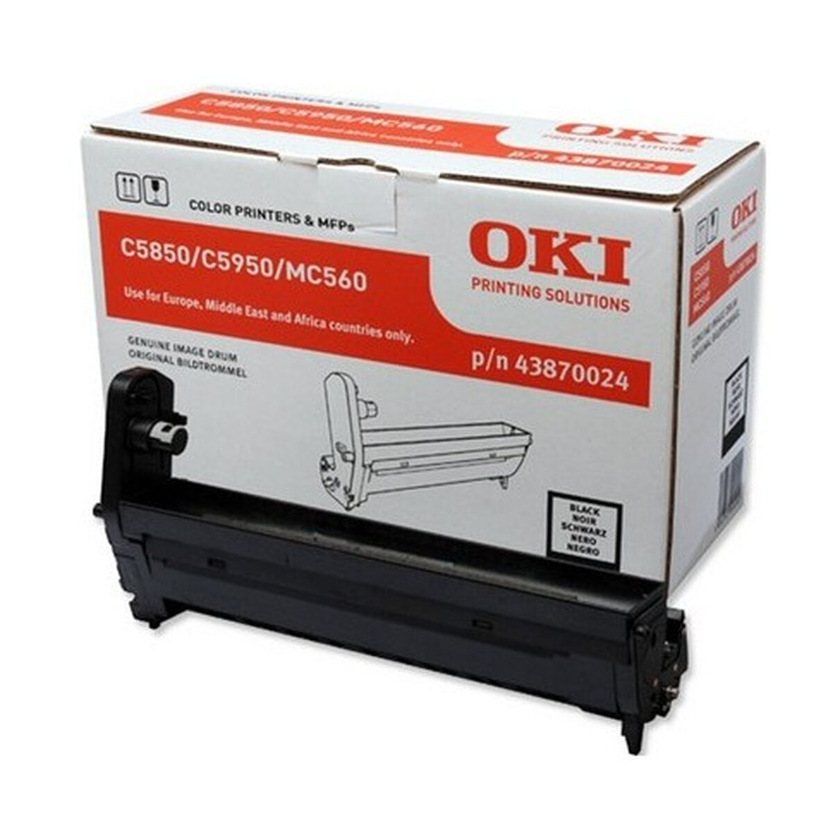 Printer drum OKI 43870024 Black Printer drum OKI 43870024 Black