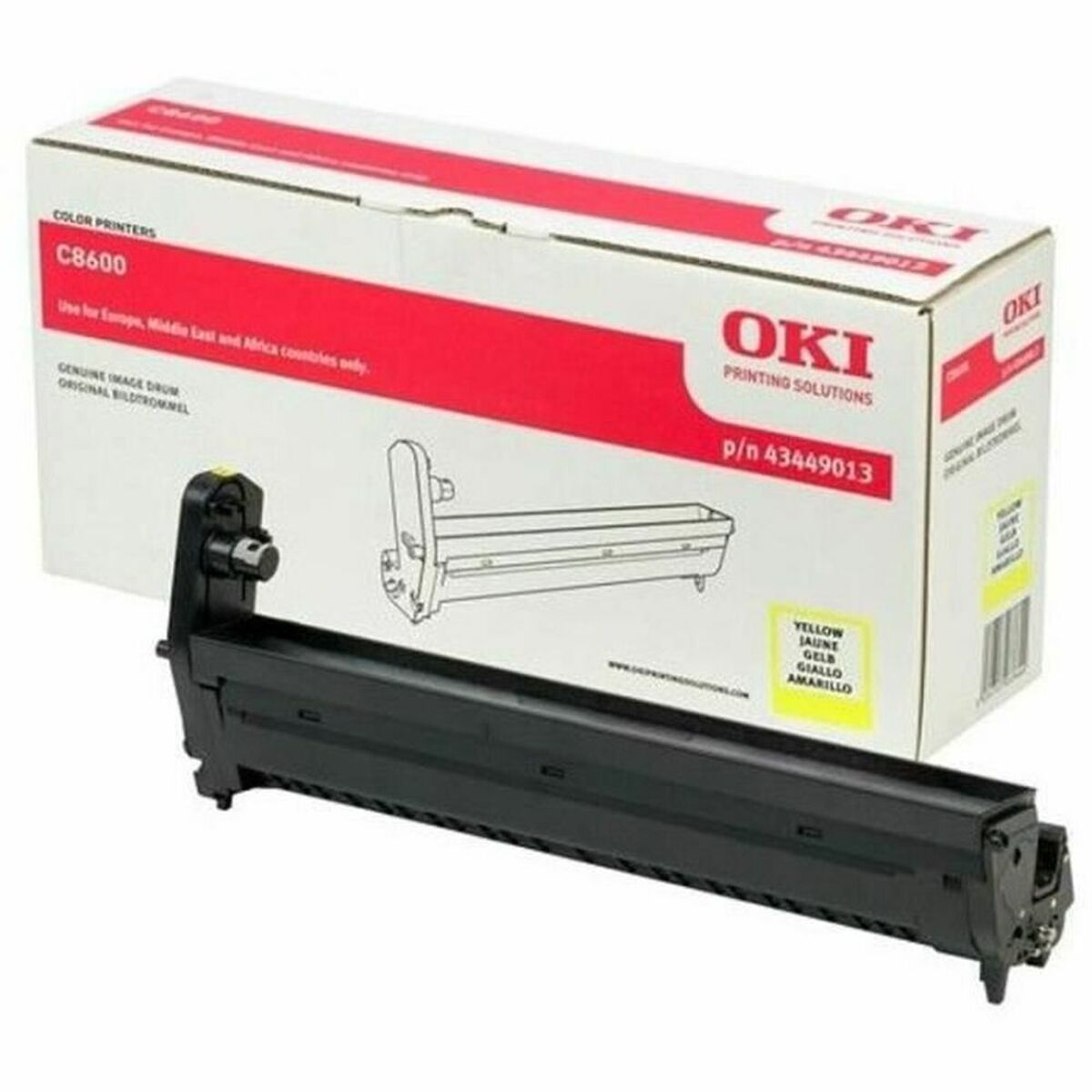 Toner OKI 44844469 Yellow Black Toner OKI 44844469 Yellow Black