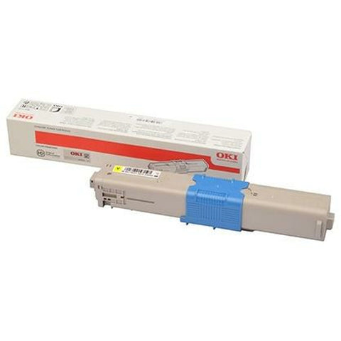 Original Toner OKI 46490621 Yellow Black Original Toner OKI 46490621 Yellow Black