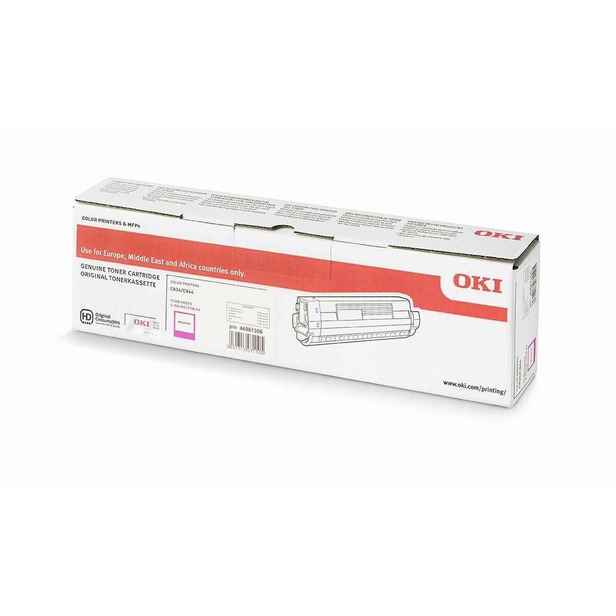 Original Toner OKI C834/C844 Magenta Original Toner OKI C834/C844 Magenta