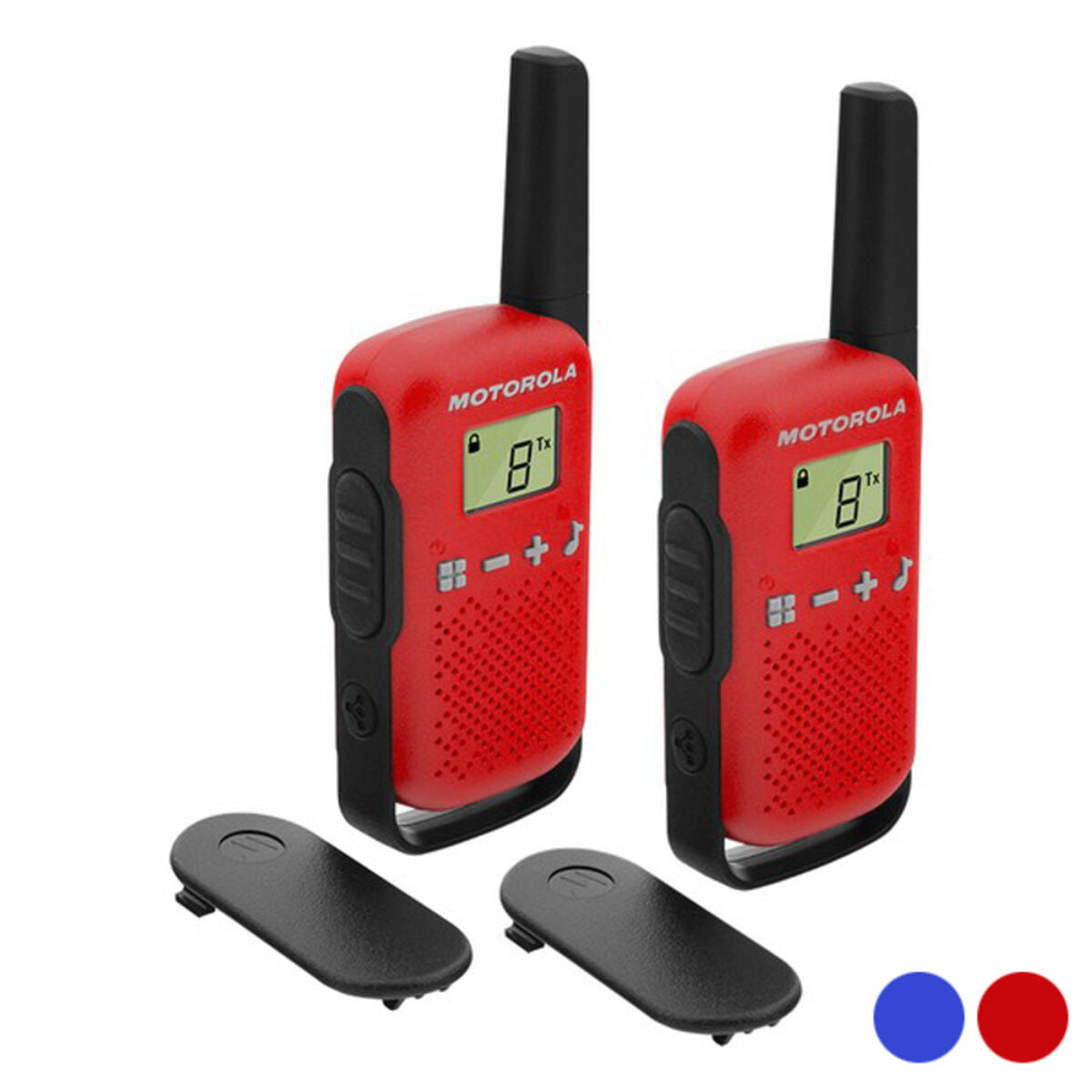 Walkie-Talkie Motorola T42 Dual 1,3" LCD 4 km (2 pcs) Walkie-Talkie Motorola T42 Dual 1,3" LCD 4 km (2 pcs)