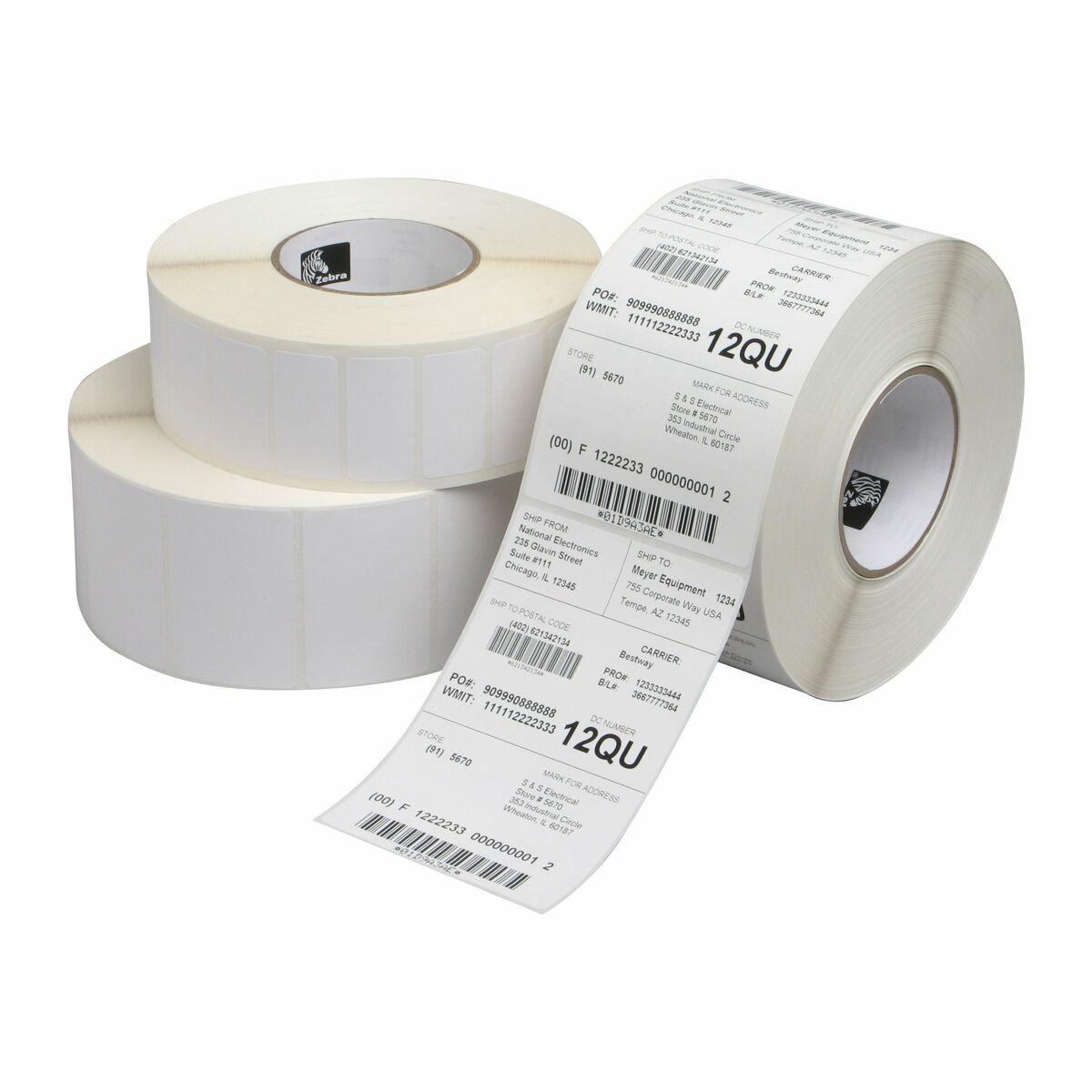Roll of Labels Zebra 76180 102 x 152 mm White (4 Units) Roll of Labels Zebra 76180 102 x 152 mm White (4 Units)