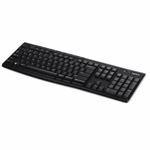 Wireless Keyboard Logitech K270 Black Spanish Qwerty 2.4 GHz Wireless Keyboard Logitech K270 Black Spanish Qwerty 2.4 GHz