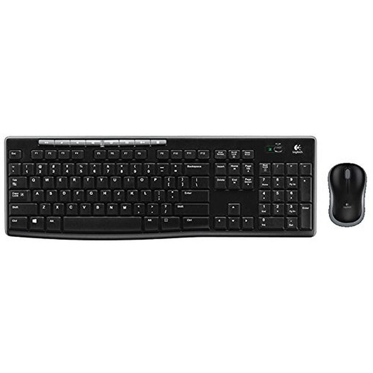 Keyboard Logitech Wireless Combo MK270 Black Spanish Qwerty Keyboard Logitech Wireless Combo MK270 Black Spanish Qwerty