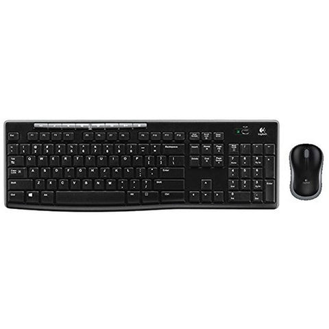 Keyboard Logitech Wireless Combo MK270 Black Spanish Qwerty Keyboard Logitech Wireless Combo MK270 Black Spanish Qwerty