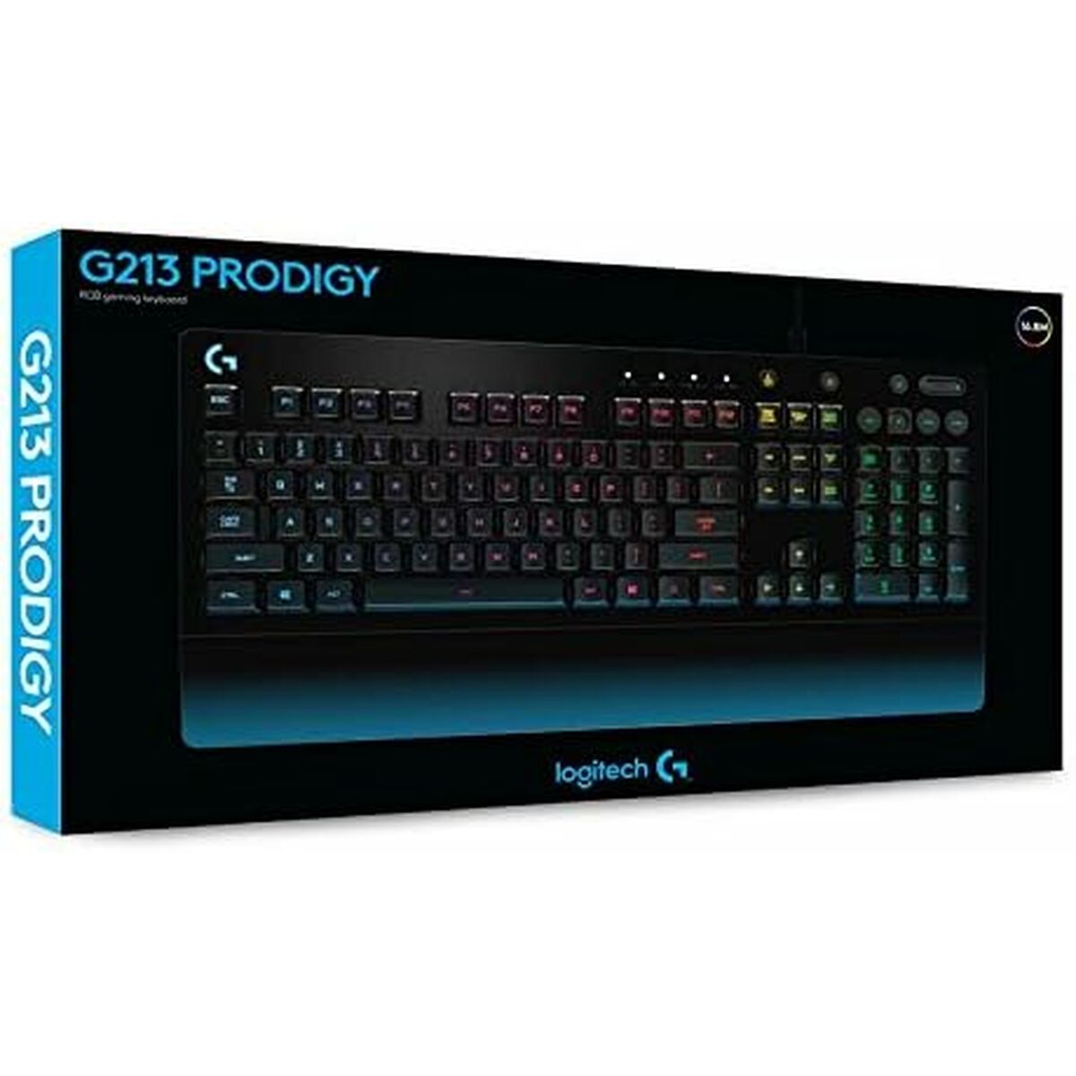 Keyboard Logitech G213 Prodigy Black Spanish Qwerty Keyboard Logitech G213 Prodigy Black Spanish Qwerty