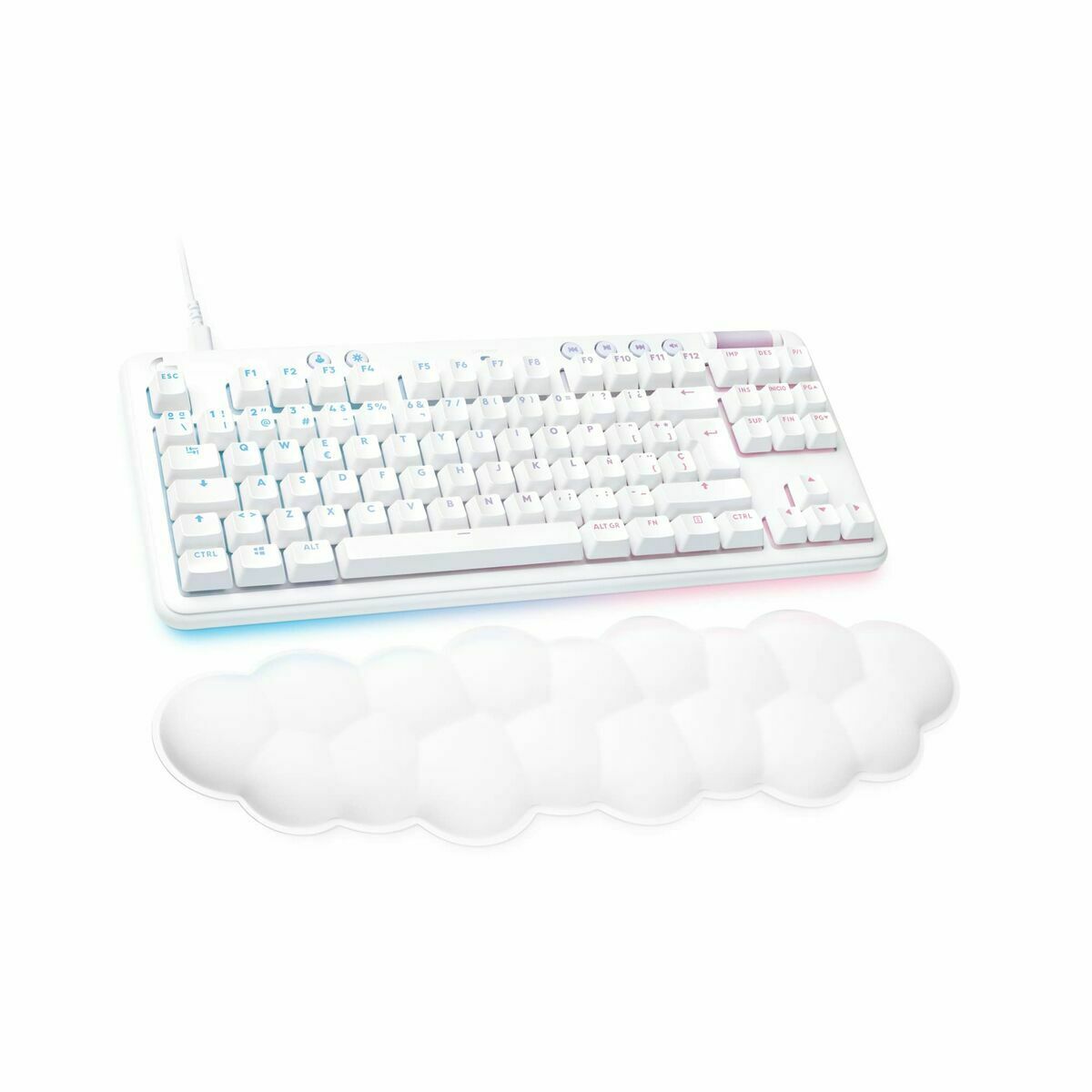Keyboard Logitech 920-010414 White Spanish Spanish Qwerty QWERTY Keyboard Logitech 920-010414 White Spanish Spanish Qwerty QWERTY