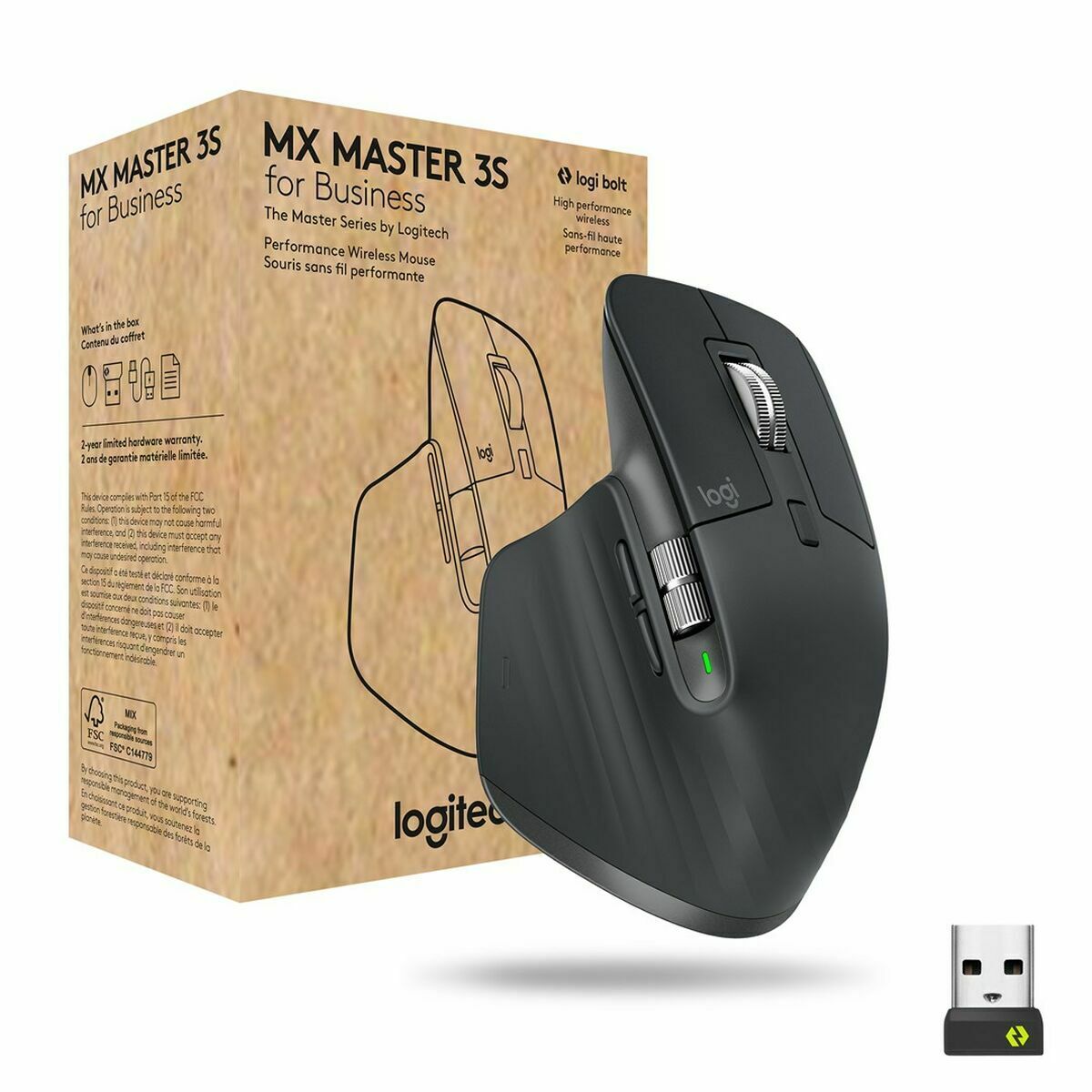 Wireless Mouse Logitech MX Master 3s Graphite 8000 dpi Wireless Mouse Logitech MX Master 3s Graphite 8000 dpi