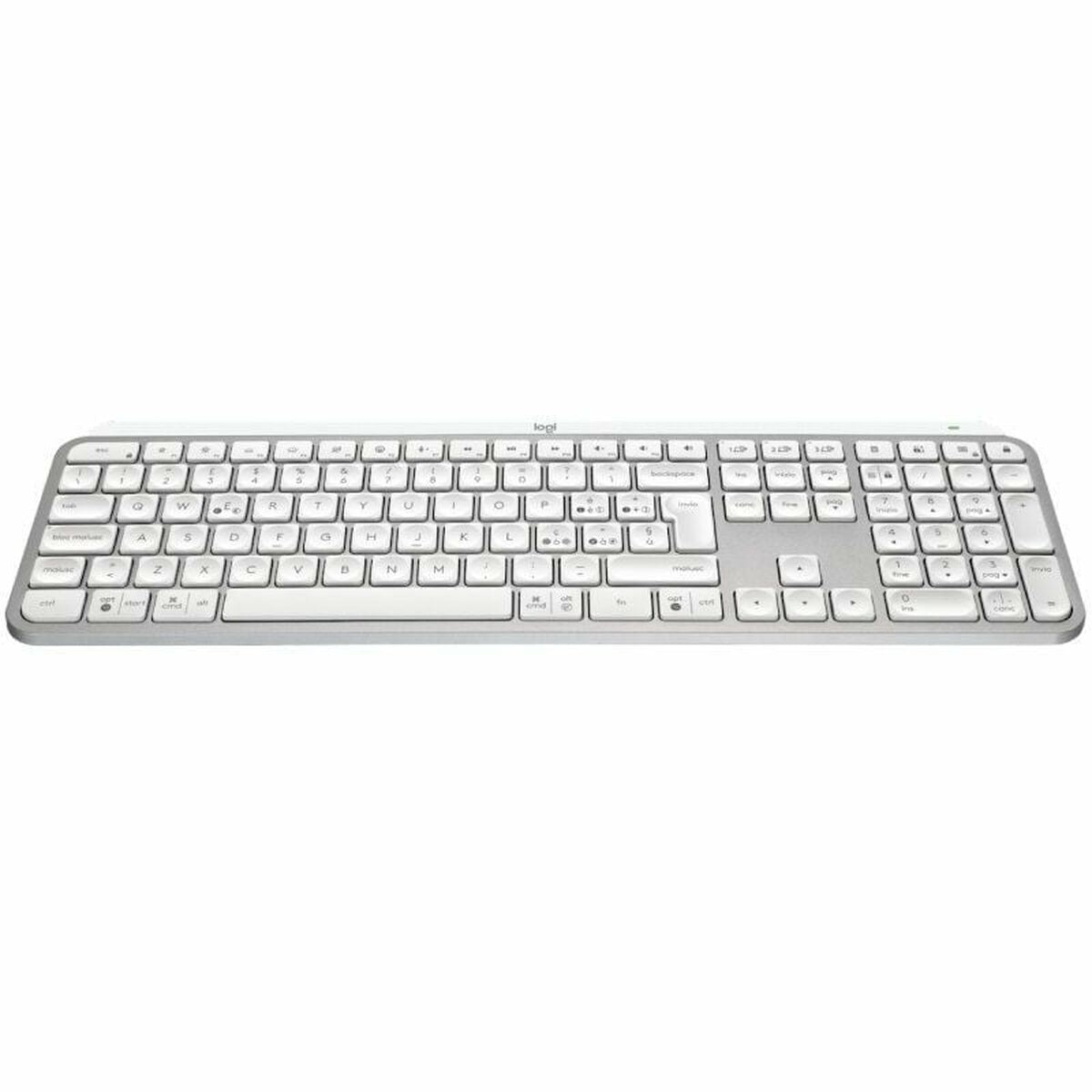 Wireless Keyboard Logitech MX Keys S Grey Spanish Qwerty Wireless Keyboard Logitech MX Keys S Grey Spanish Qwerty