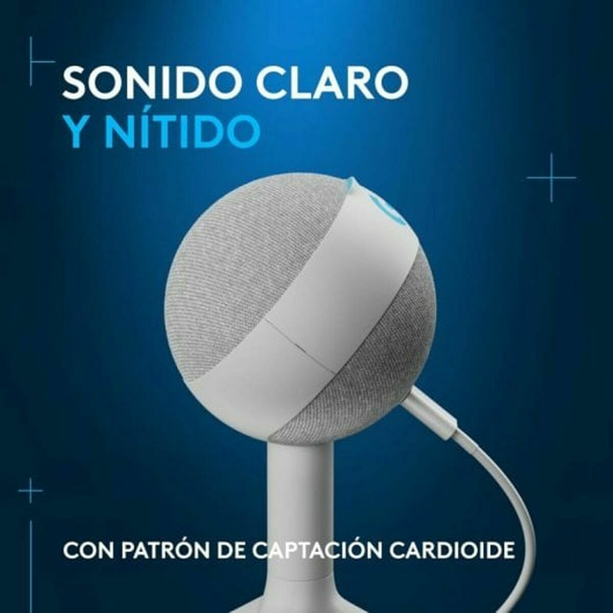 Microphone Logitech 988-000558 White Microphone Logitech 988-000558 White