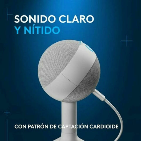 Microphone Logitech 988-000558 White Microphone Logitech 988-000558 White