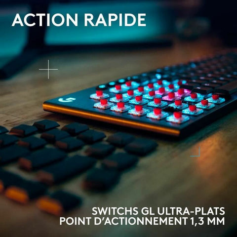 Wireless Keyboard Logitech G915 TKL X Black AZERTY Wireless Keyboard Logitech G915 TKL X Black AZERTY