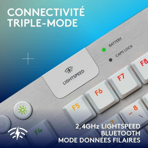 Keyboard Logitech G915 X White French AZERTY Keyboard Logitech G915 X White French AZERTY