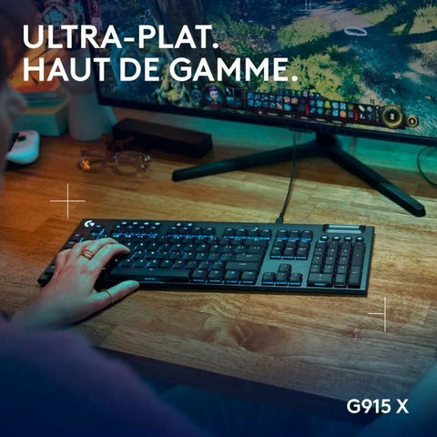 Keyboard Logitech G915 X Black AZERTY Keyboard Logitech G915 X Black AZERTY