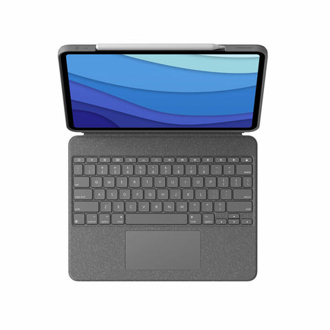 Keyboard Logitech 920-010211 Grey Spanish Spanish Qwerty QWERTY Keyboard Logitech 920-010211 Grey Spanish Spanish Qwerty QWERTY