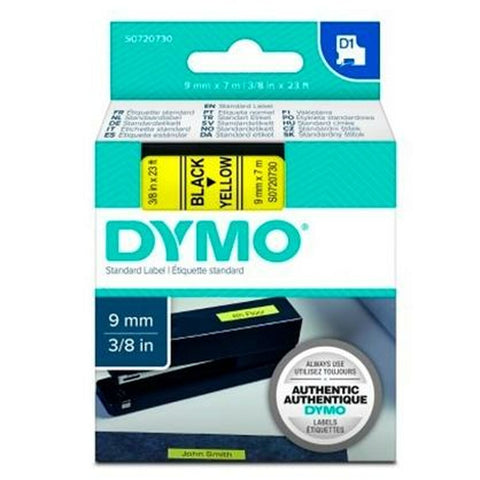 Laminated Tape for Labelling Machines Dymo D1 40918 9 mm LabelManager™ Black Yellow (5 Units) Laminated Tape for Labelling Machines Dymo D1 40918 9 mm LabelManager™ Black Yellow (5 Units)