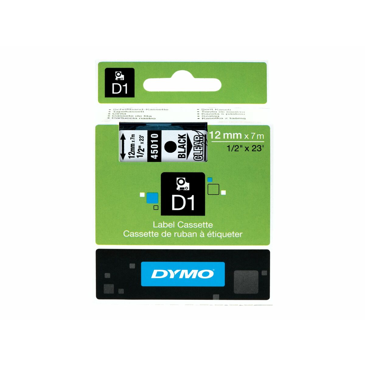 Original Dot Matrix Tape Dymo S0720500 Black/White Original Dot Matrix Tape Dymo S0720500 Black/White