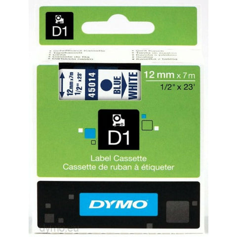 Laminated Tape for Labelling Machines Dymo S0720540 Blue/White Laminated Tape for Labelling Machines Dymo S0720540 Blue/White