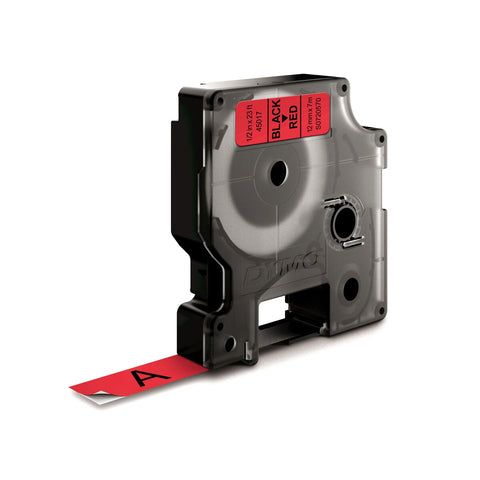 Laminated Tape for Labelling Machines Dymo D1 45017 12 mm LabelManager™ Red Black (5 Units) Laminated Tape for Labelling Machines Dymo D1 45017 12 mm LabelManager™ Red Black (5 Units)