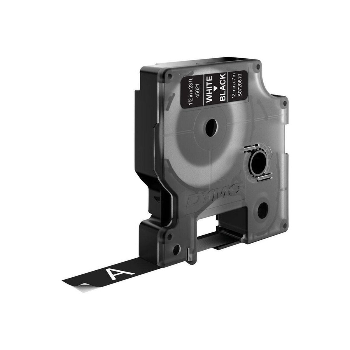 Laminated Tape for Labelling Machines Dymo D1 45021 12 mm LabelManager™ White Black (5 Units) Laminated Tape for Labelling Machines Dymo D1 45021 12 mm LabelManager™ White Black (5 Units)