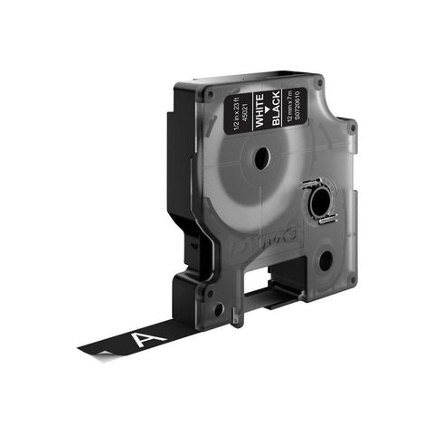 Laminated Tape for Labelling Machines Dymo D1 45021 12 mm LabelManager™ White Black (5 Units) Laminated Tape for Labelling Machines Dymo D1 45021 12 mm LabelManager™ White Black (5 Units)