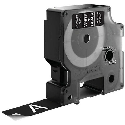 Laminated Tape for Labelling Machines Dymo D1 45811 LabelManager™ White Black (5 Units) Laminated Tape for Labelling Machines Dymo D1 45811 LabelManager™ White Black (5 Units)