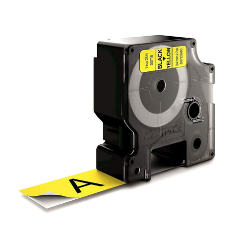 Laminated Tape for Labelling Machines Dymo D1 53718 24 mm LabelManager™ Black Yellow (5 Units) Laminated Tape for Labelling Machines Dymo D1 53718 24 mm LabelManager™ Black Yellow (5 Units)