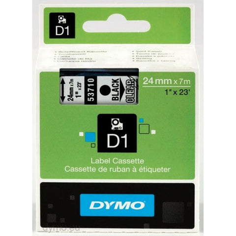 Laminated Tape for Labelling Machines Dymo S0720920 Black 24 mm Laminated Tape for Labelling Machines Dymo S0720920 Black 24 mm