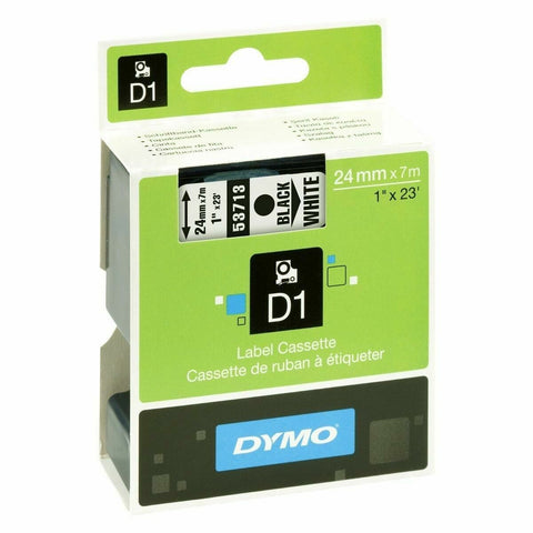 Laminated Tape for Labelling Machines Dymo S0720930 White/Black Black/White 24 mm Laminated Tape for Labelling Machines Dymo S0720930 White/Black Black/White 24 mm