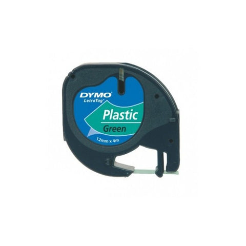 Laminated Tape for Labelling Machines Dymo 91204 12 mm LetraTag® Black Green (10 Units) Laminated Tape for Labelling Machines Dymo 91204 12 mm LetraTag® Black Green (10 Units)