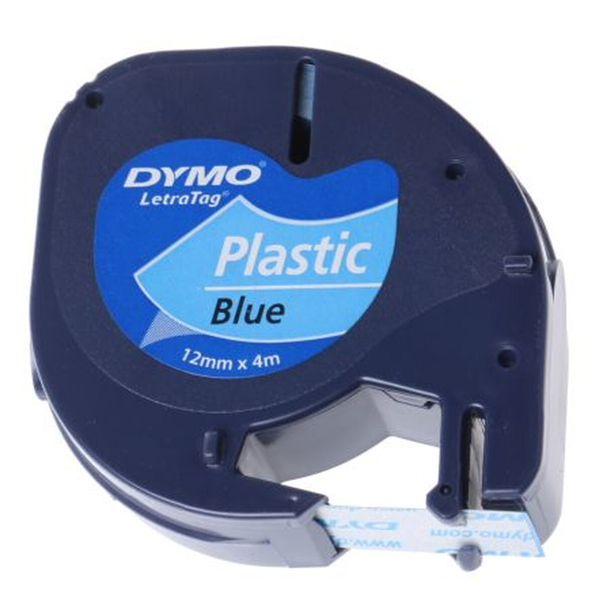 Laminated Tape for Labelling Machines Dymo 91205 12 mm LetraTag® Black Blue (10 Units) Laminated Tape for Labelling Machines Dymo 91205 12 mm LetraTag® Black Blue (10 Units)