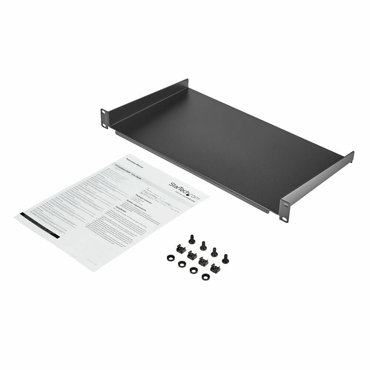 Fixed Tray for Rack Cabinet Startech CABSHELF1U10 Fixed Tray for Rack Cabinet Startech CABSHELF1U10