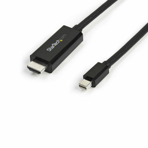 Mini DisplayPort to HDMI Adapter Startech MDP2HDMM3MB          3 m Black Mini DisplayPort to HDMI Adapter Startech MDP2HDMM3MB          3 m Black