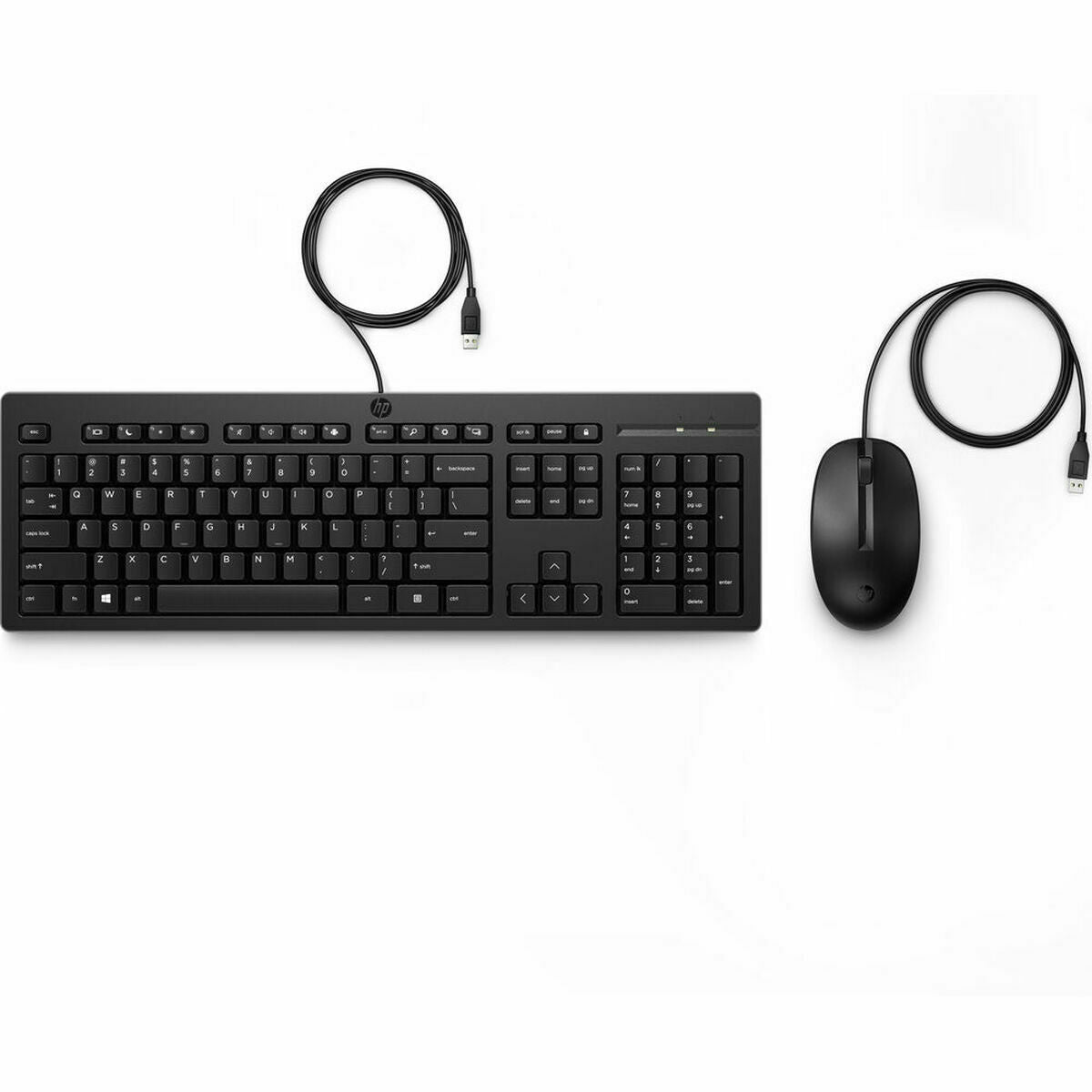 Keyboard and Mouse HP 286J4AA Black Spanish Qwerty Keyboard and Mouse HP 286J4AA Black Spanish Qwerty