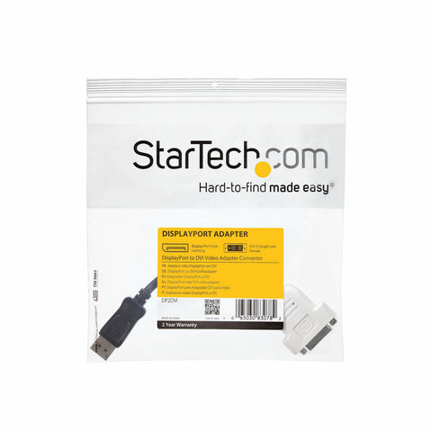 DisplayPort to DVI Adapter Startech DP2DVI Black DisplayPort to DVI Adapter Startech DP2DVI Black