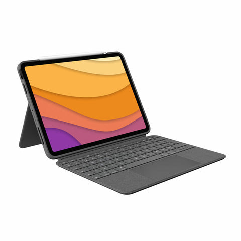 Keyboard Logitech 920-010300 Grey Spanish Spanish Qwerty QWERTY Keyboard Logitech 920-010300 Grey Spanish Spanish Qwerty QWERTY