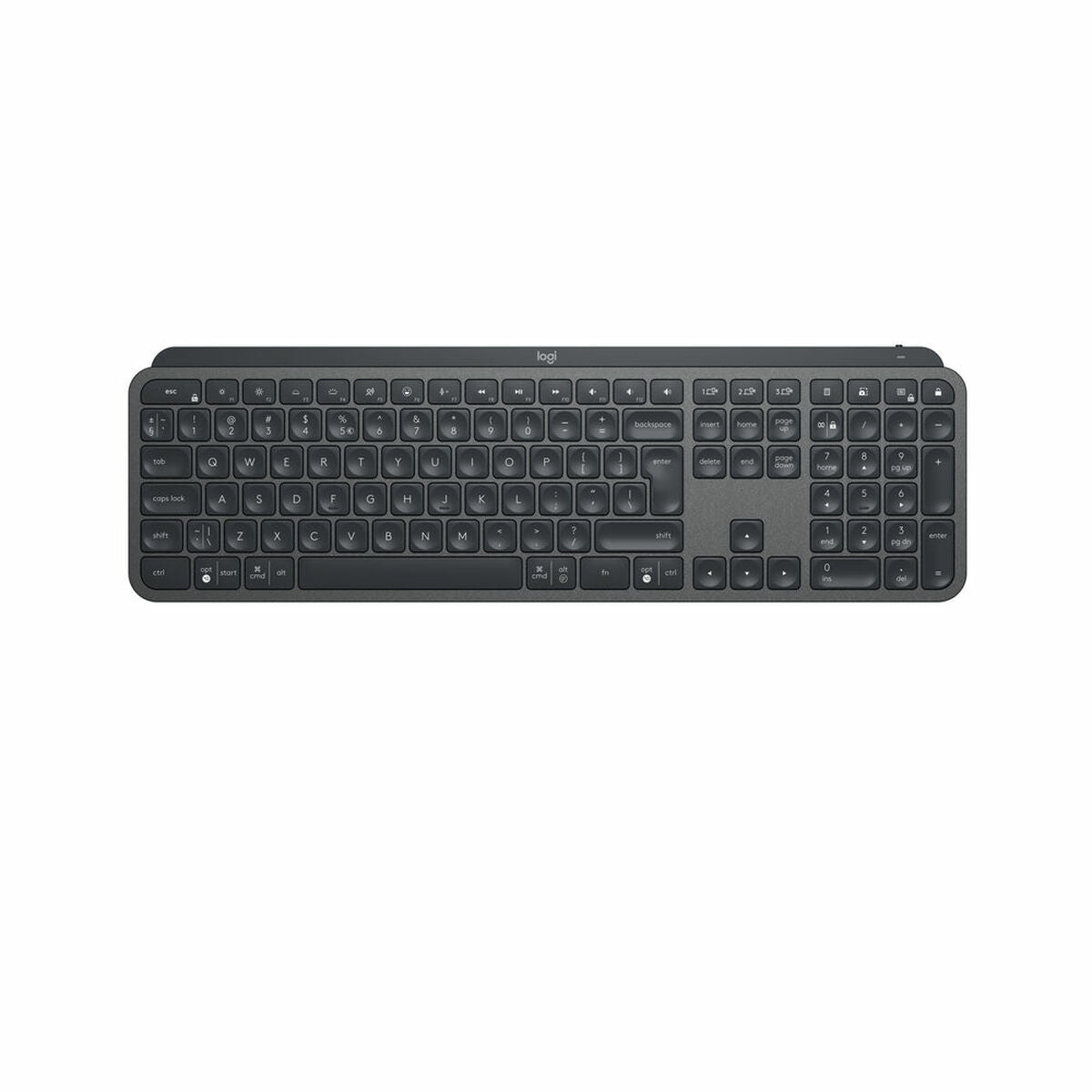 Keyboard Logitech 920-010251 Graphite Spanish Qwerty QWERTY Qwerty US Keyboard Logitech 920-010251 Graphite Spanish Qwerty QWERTY Qwerty US