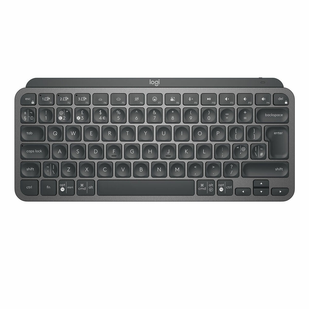 Keyboard Logitech 920-010498 Bluetooth Black English EEUU Grey Graphite QWERTY Keyboard Logitech 920-010498 Bluetooth Black English EEUU Grey Graphite QWERTY