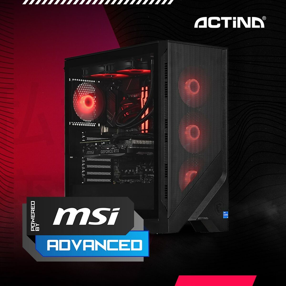 Desktop PC Actina KOMAAAGIP1523 Intel Core i5-14600KF 32 GB RAM 1 TB SSD NVIDIA GEFORCE 4070 SUPER Desktop PC Actina KOMAAAGIP1523 Intel Core i5-14600KF 32 GB RAM 1 TB SSD NVIDIA GEFORCE 4070 SUPER