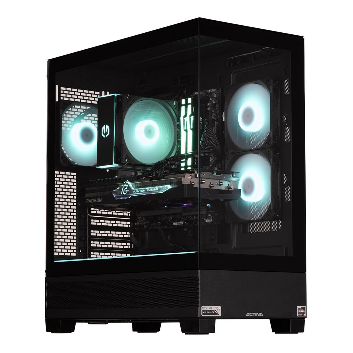 Desktop PC Actina KOMACNGIP0068 AMD Ryzen 5 7600 32 GB RAM 1 TB SSD AMD Radeon RX 7700 xt Desktop PC Actina KOMACNGIP0068 AMD Ryzen 5 7600 32 GB RAM 1 TB SSD AMD Radeon RX 7700 xt
