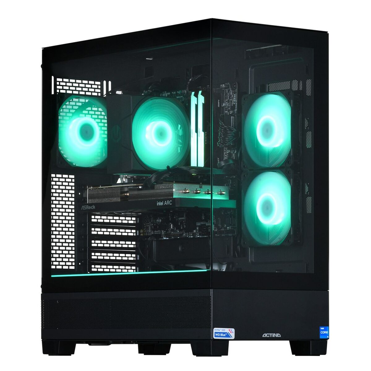Desktop PC Actina Intel Core i5-12400F 32 GB RAM 1 TB SSD Desktop PC Actina Intel Core i5-12400F 32 GB RAM 1 TB SSD