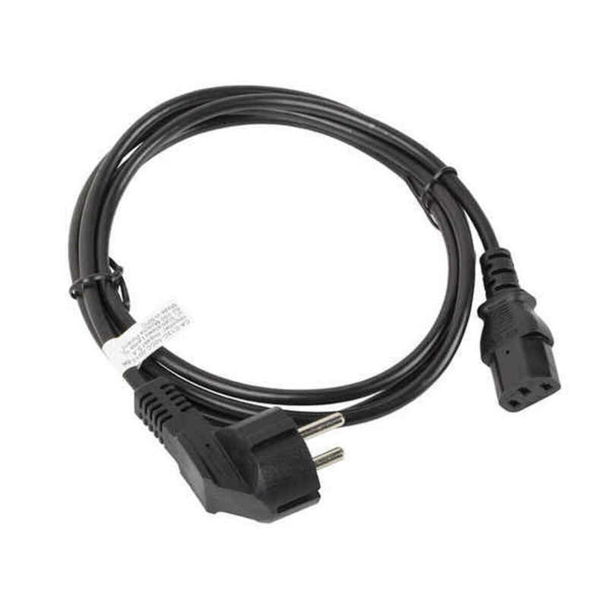 Power Cord Lanberg CA-C13C-10CC-0018-BK Black 1,8 m Power Cord Lanberg CA-C13C-10CC-0018-BK Black 1,8 m