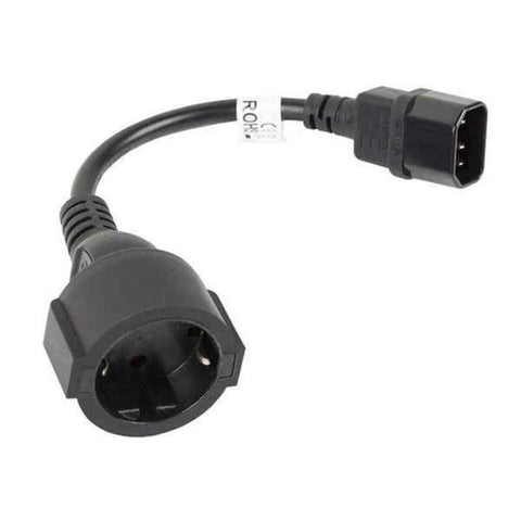 Power Cord Lanberg C14/SCHUKO CEE7 Black Power Cord Lanberg C14/SCHUKO CEE7 Black