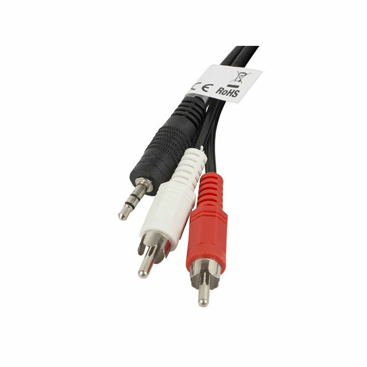 Jack Cable Lanberg CA-MJRC-10CC-0025-BK (2 m) Jack Cable Lanberg CA-MJRC-10CC-0025-BK (2 m)