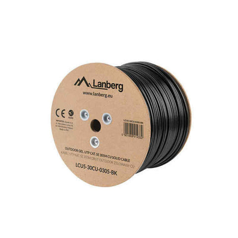 UTP Category 6 Rigid Network Cable Lanberg LCU5-30CU-0305-BK UTP Category 6 Rigid Network Cable Lanberg LCU5-30CU-0305-BK