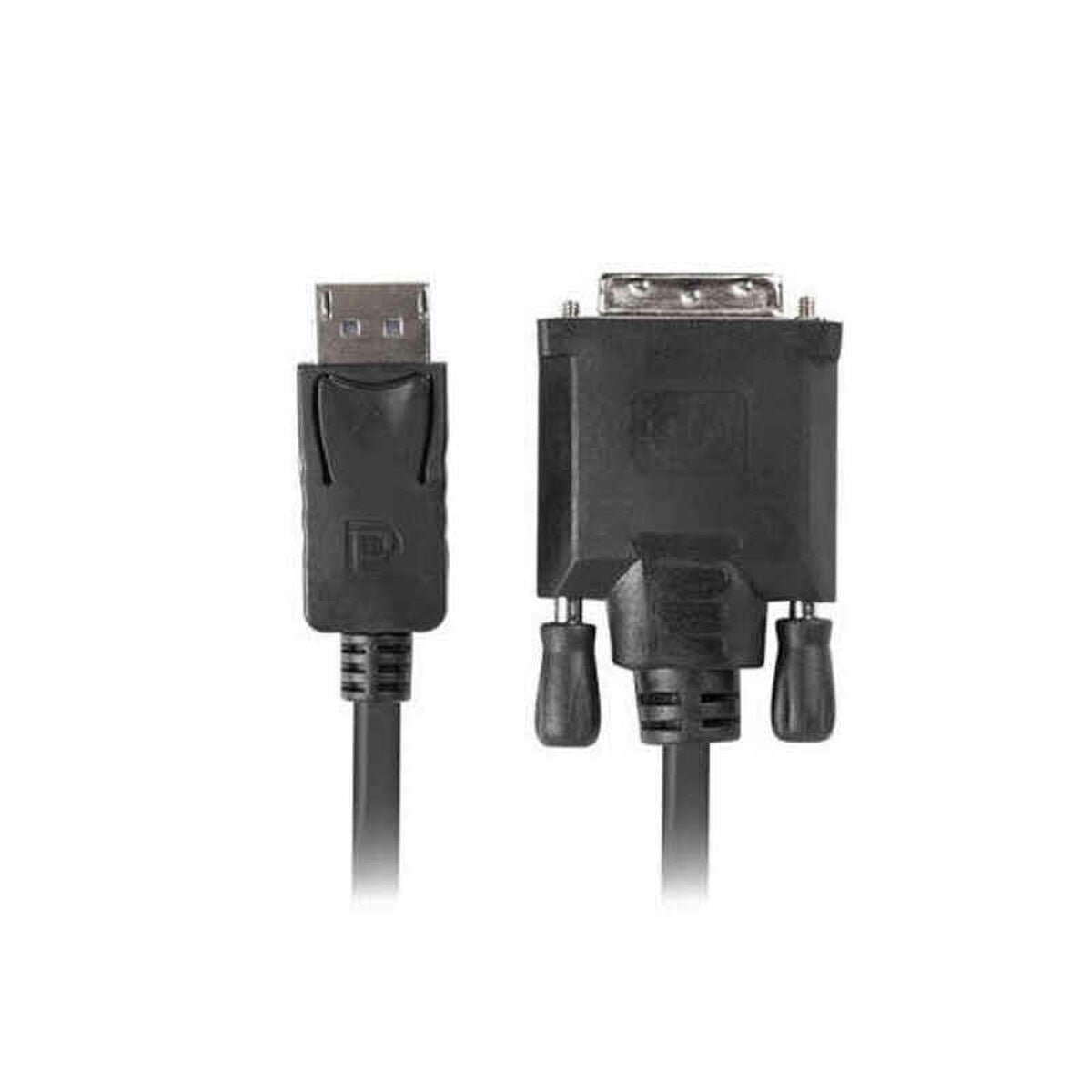 DisplayPort Cable Lanberg CA-DPDV-10CU-0018-BK Black DisplayPort Cable Lanberg CA-DPDV-10CU-0018-BK Black