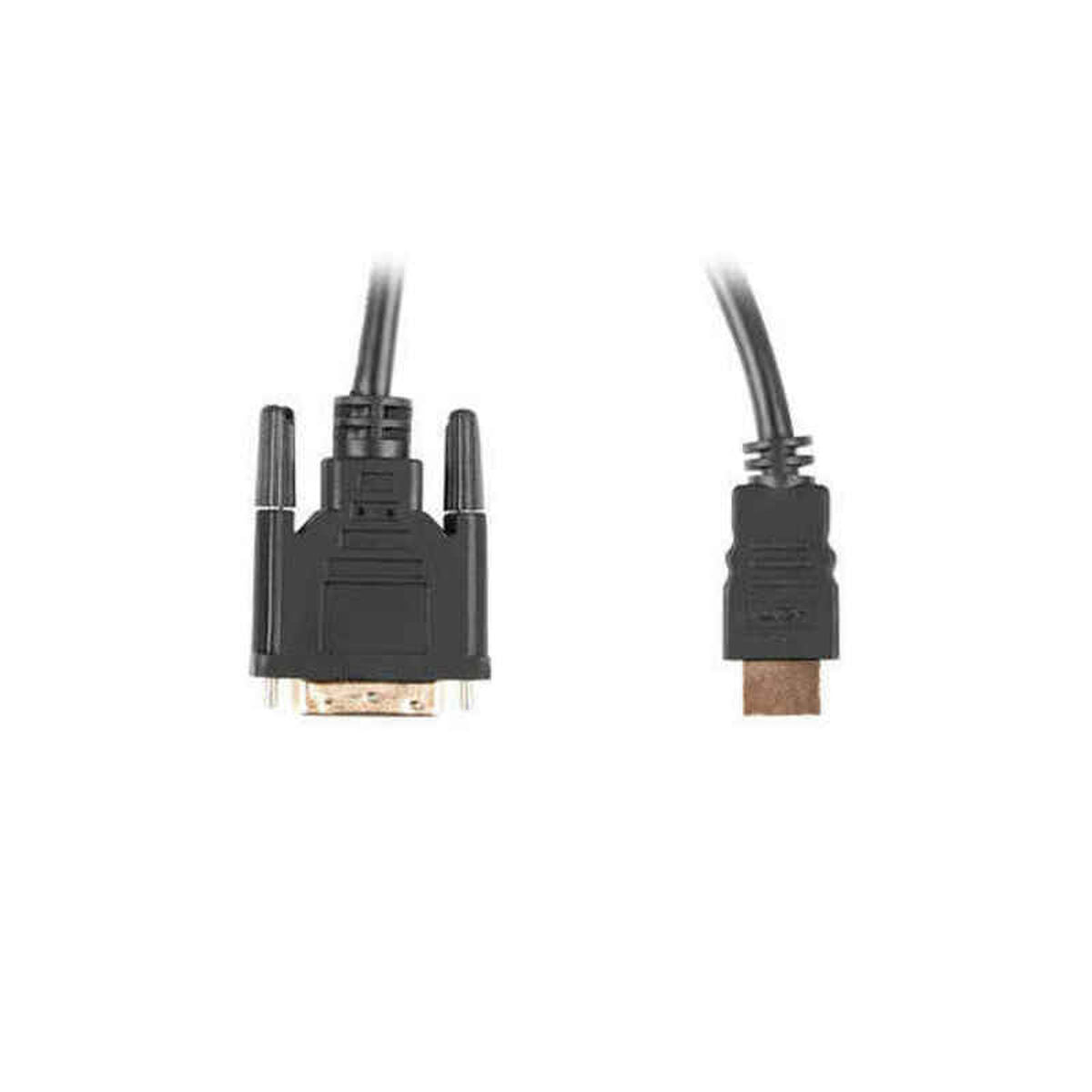 HDMI Cable Lanberg CA-HDDV-20CU-0030-BK Black 3 m HDMI Cable Lanberg CA-HDDV-20CU-0030-BK Black 3 m