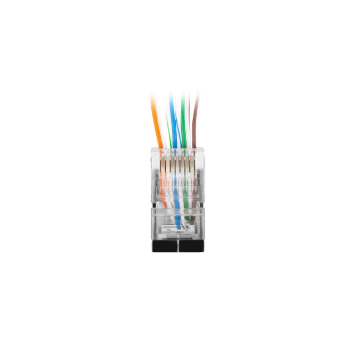 RJ45 Connector Lanberg PLS-6020EZ Transparent 20 Units RJ45 Connector Lanberg PLS-6020EZ Transparent 20 Units